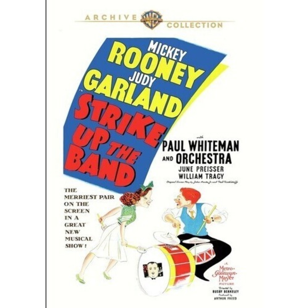 Strike Up The Band (DVD) Mickey Rooney Judy Garland - - GOOD- RARE